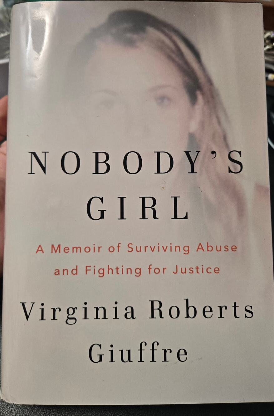 Nobody's Girl by Virginia Roberts Guiffre Hardcover Memoir Book